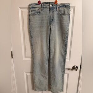 NWT Men’s American Eagle slim straight light wash 32/34 AIRFLEX + TENCEL™ FIBERS